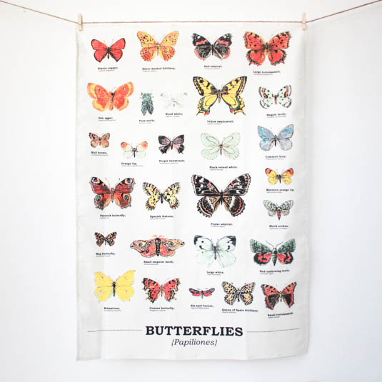 Butterfly Tea Towel from Gift Republic