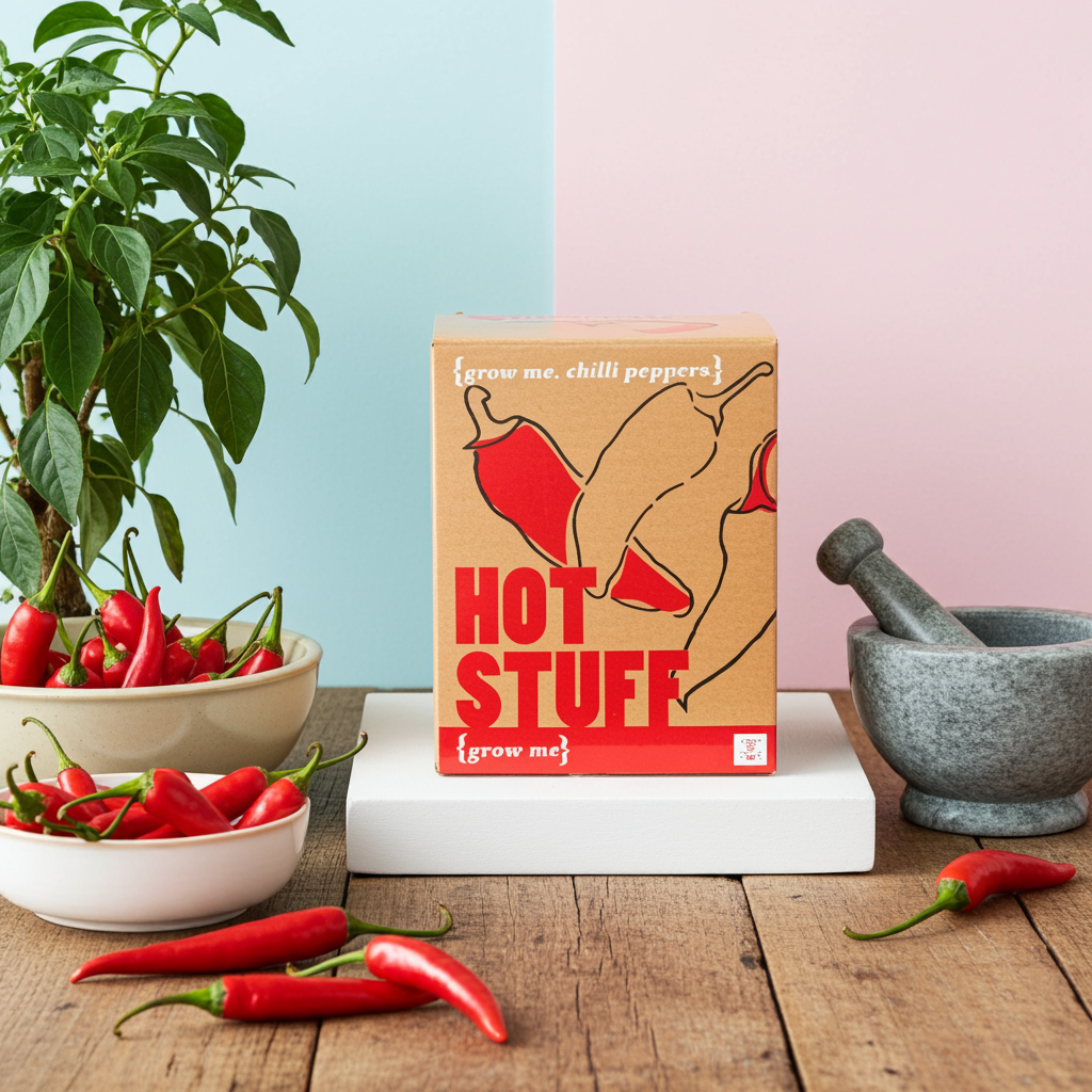 Hot Stuff Chilli Pepper Grow Kit