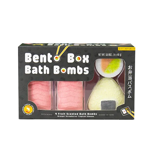 Bento Box Bath Bombs – Fruity Sushi-Inspired Bath Fizzers