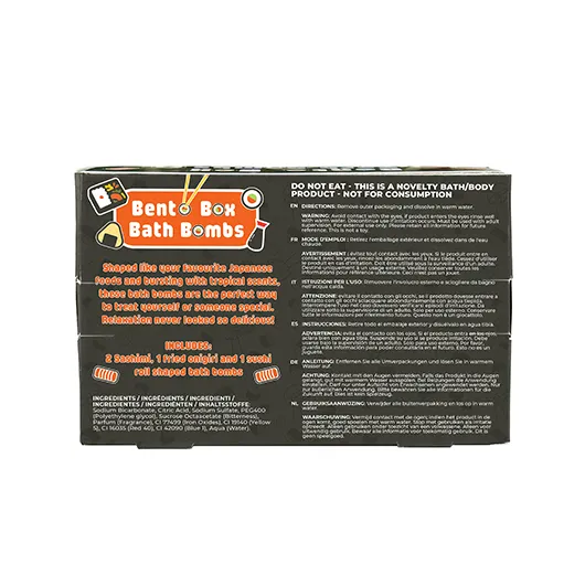 Bento Box Bath Bombs – Fruity Sushi-Inspired Bath Fizzers