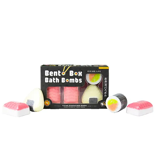 Bento Box Bath Bombs – Fruity Sushi-Inspired Bath Fizzers