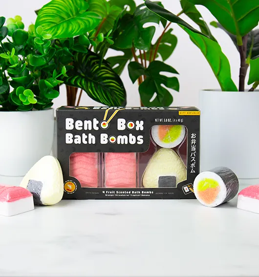 Bento Box Bath Bombs – Fruity Sushi-Inspired Bath Fizzers