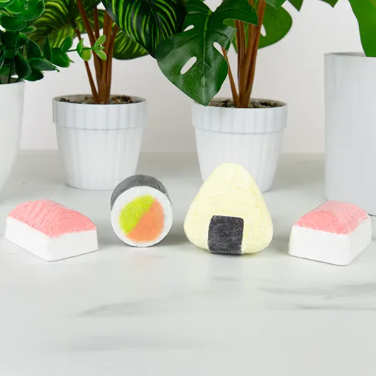Bento Box Bath Bombs – Fruity Sushi-Inspired Bath Fizzers