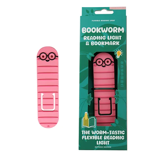 Bookworm Reading Light & Bookmark – Flexible LED Book Light