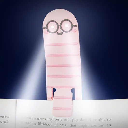 Bookworm Reading Light & Bookmark – Flexible LED Book Light
