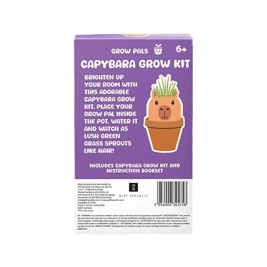 Capybara Grow Pal – All-in-One Grass-Growing Kit