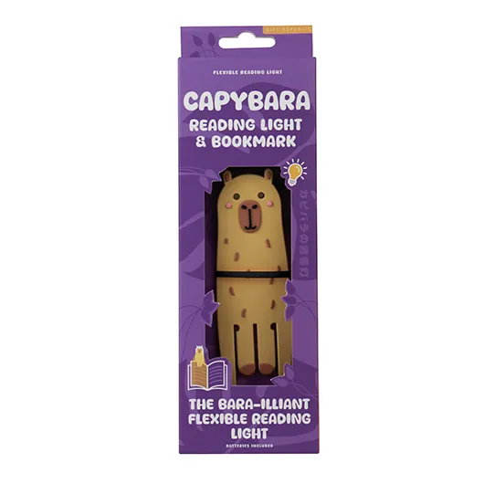 Capybara Reading Light & Bookmark – Flexible LED Book Buddy