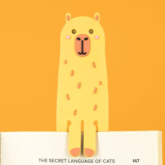 Capybara Reading Light & Bookmark – Flexible LED Book Buddy