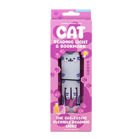 Cat Reading Light & Bookmark