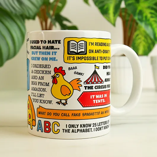 Dad Jokes Ceramic Mug