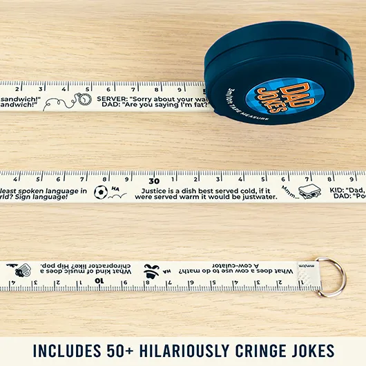 Dad Jokes Measuring Tape