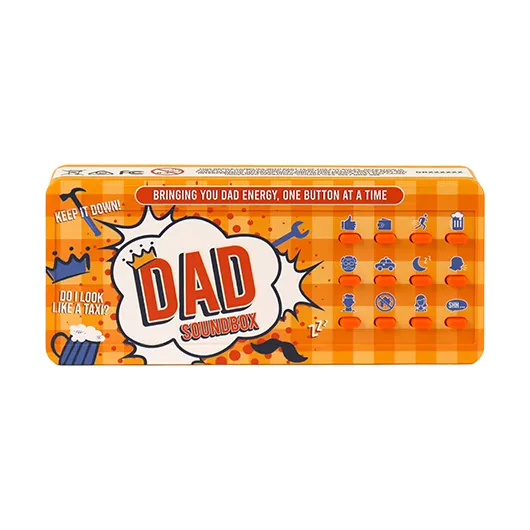 Dad Sound Box – Talking Dad Button with 12 Classic Phrases