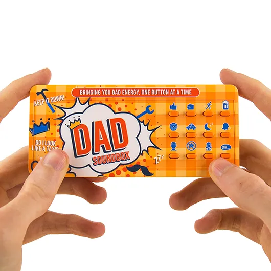 Dad Sound Box – Talking Dad Button with 12 Classic Phrases
