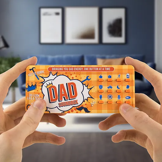 Dad Sound Box – Talking Dad Button with 12 Classic Phrases
