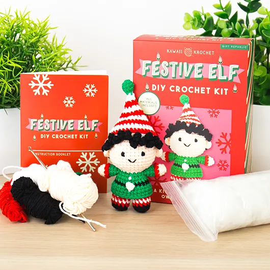 Festive Elf – DIY Crochet Kit