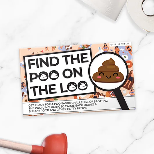 Find the Poo on the Loo Cards