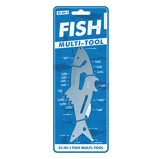 Fish Multi-Tool – 21-in-1 Fisherman’s Gadget