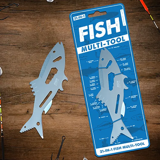 Fish Multi-Tool – 21-in-1 Fisherman’s Gadget
