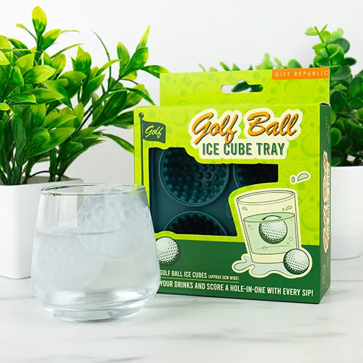 Golf Ball Ice Cube Tray – Create 4 Realistic Golf Ball Ice Cubes