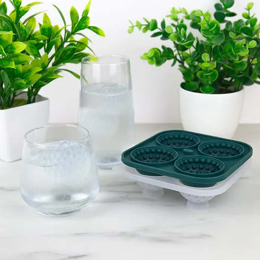 Golf Ball Ice Cube Tray – Create 4 Realistic Golf Ball Ice Cubes