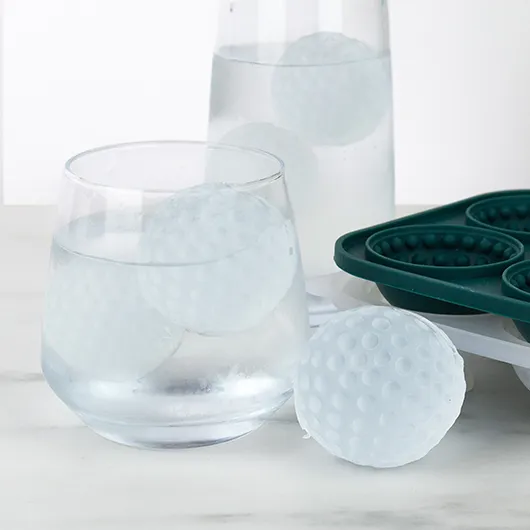 Golf Ball Ice Cube Tray – Create 4 Realistic Golf Ball Ice Cubes