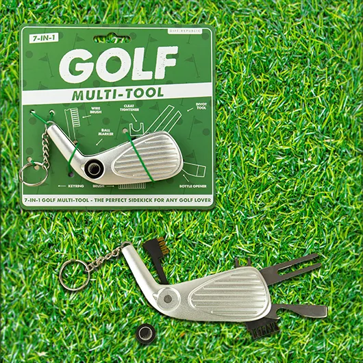 Golf Multi-Tool – 7-in-1 Golfers’ Gadget