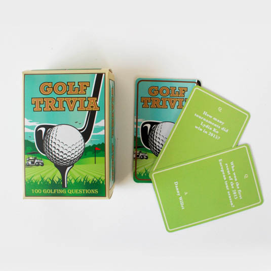 Golf Trivia Card Pack