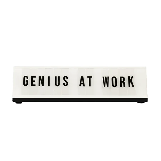 Light Up Desk Plaque