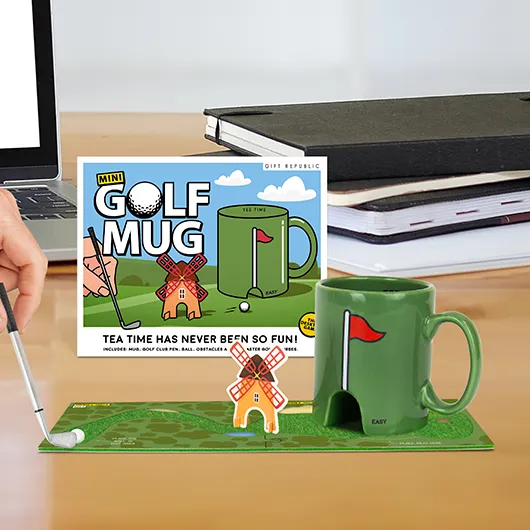 Golf Mug and Coasters Kit
