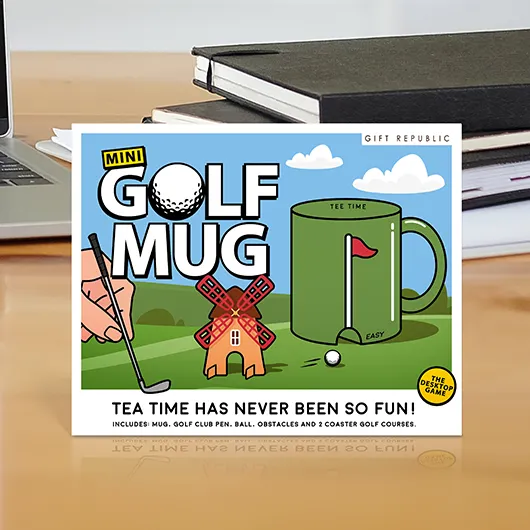 Golf Mug and Coasters Kit