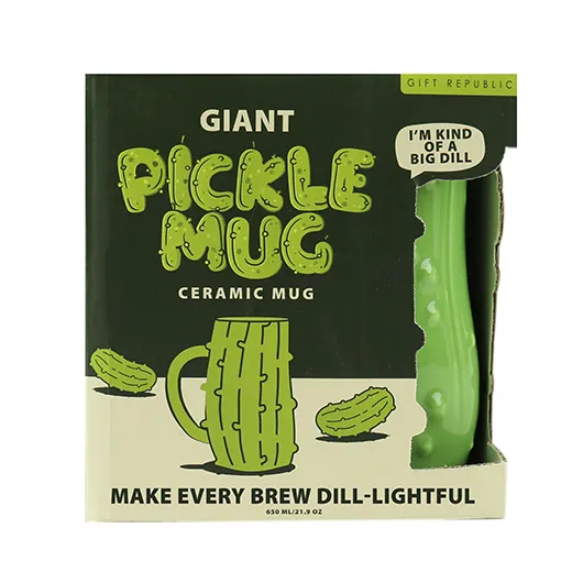 Giant Pickle Mug – Large Ceramic Novelty Mug