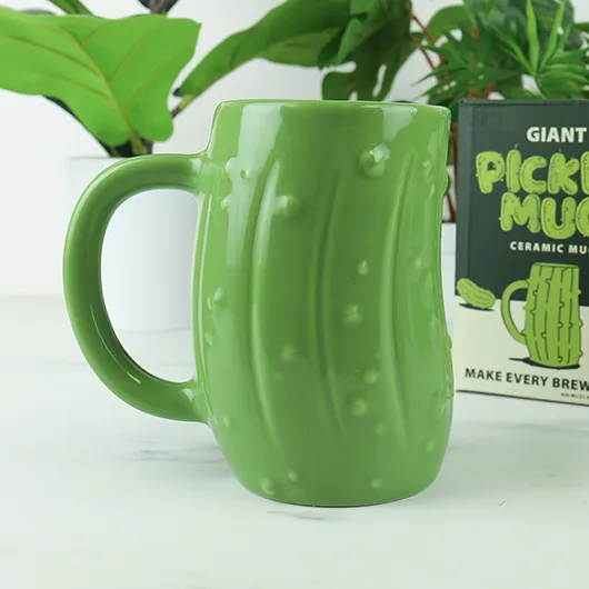 Giant Pickle Mug – Large Ceramic Novelty Mug