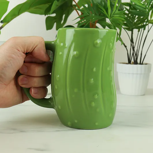 Giant Pickle Mug – Large Ceramic Novelty Mug