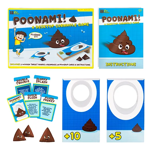Poonami! – Desktop Beanbag Toss Game