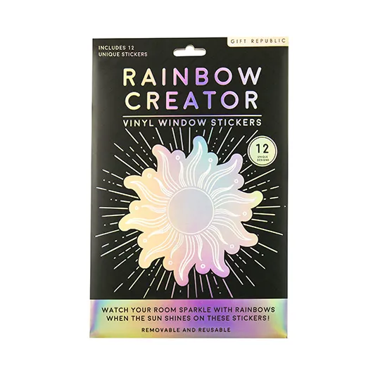 Rainbow Creator – Vinyl Window Stickers (Pack of 12)