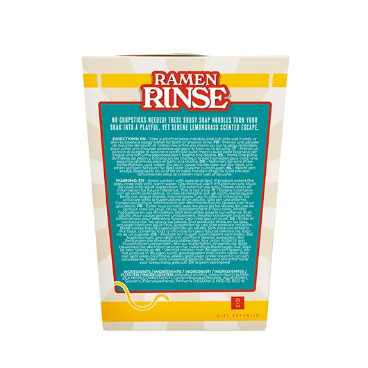 Ramen Rinse – Lemongrass Scented Soap Bath Noodles