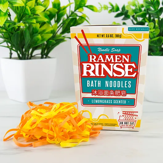 Ramen Rinse – Lemongrass Scented Soap Bath Noodles
