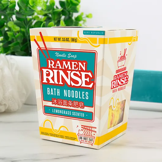 Ramen Rinse – Lemongrass Scented Soap Bath Noodles