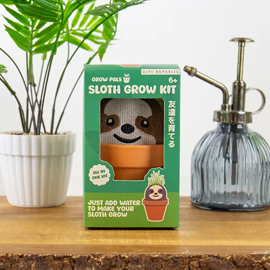 Sloth Grow Pal – All-in-One Grass-Growing Kit