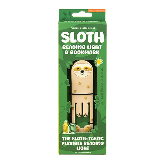Sloth Reading Light & Bookmark