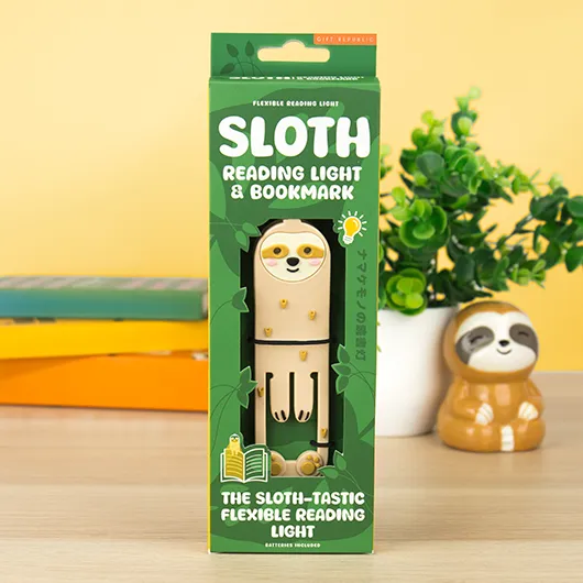 Sloth Reading Light & Bookmark