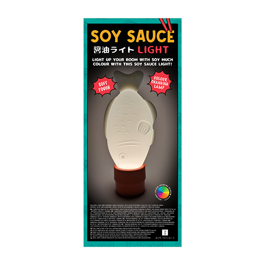 Soy Sauce Light – Soft-Touch Colour-Changing Novelty Lamp