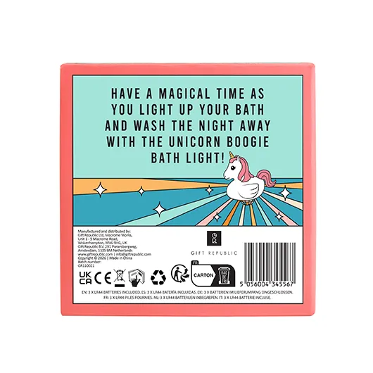 Unicorn Boogie Bath Light – Underwater Disco Bath Toy