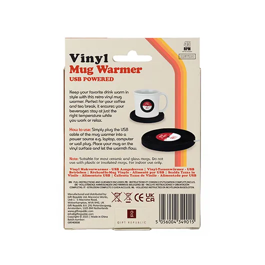 Vinyl Mug Warmer