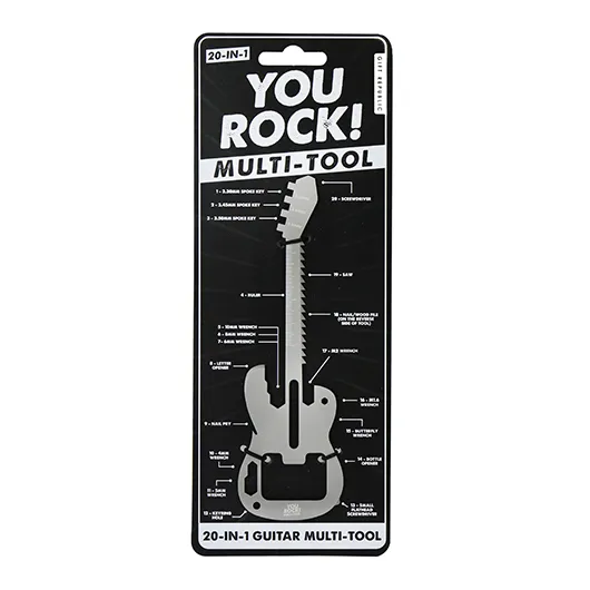 You Rock! Multi Tool - 20-in-1 Guitar Gadget