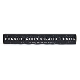 Constellation Scratch Poster