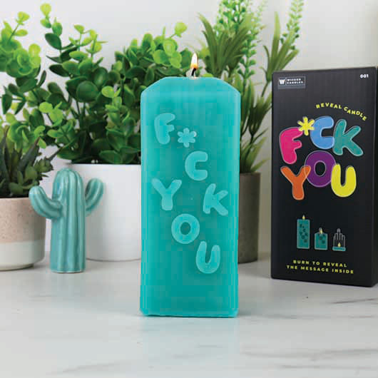 F*ck You Swearing Candle Rollover 3