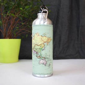 man of the world water bottle