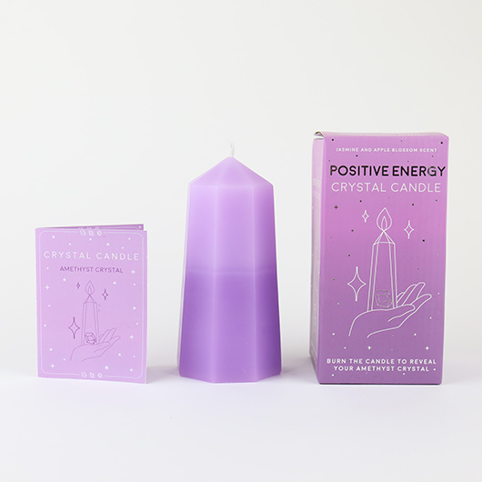 Positive Energy Crystal Candle