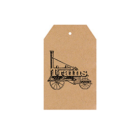 Trains Enamel Mug
